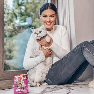 Ксения Бородина с котом