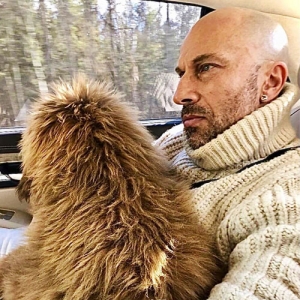 Дмитрий Нагиев с собакой