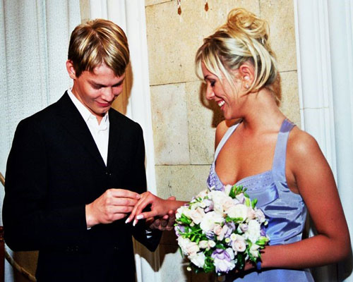 Свадебное фото Дмитрия и Юлии
