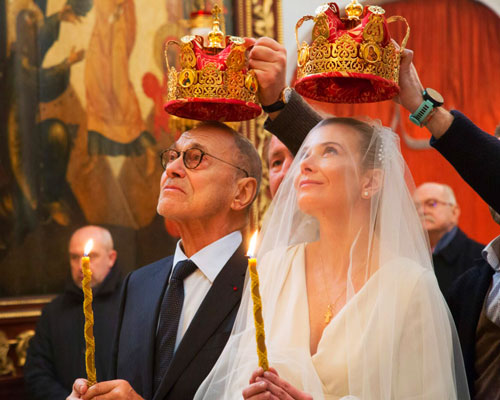 Венчание Высоцкой и Кончаловского