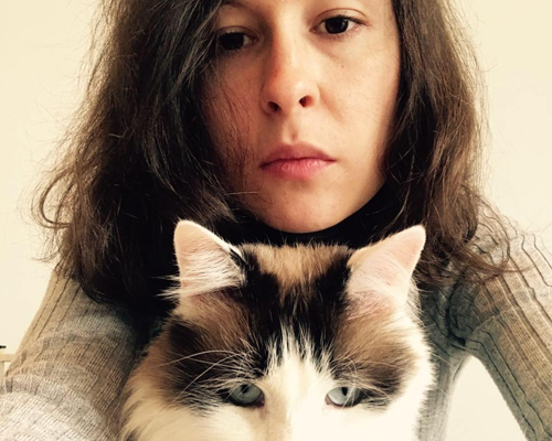 Мария Удовиченко и кот Лиш