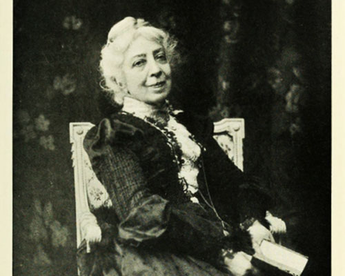 Фотография Полины Виардо, с подписью, ок.1908 г.