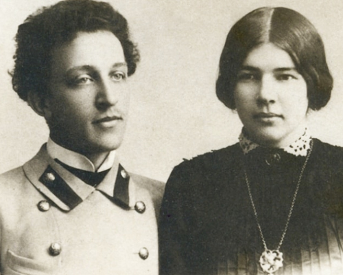 Александр Блок и его жена Любовь Менделеева