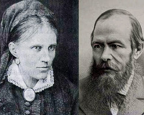 Портреты Анны и Федора Достоевского