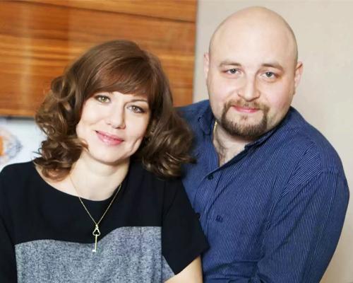 Илья Хорошилов и его жена Елена Бирюкова