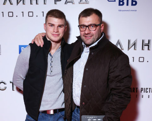 Михаил Пореченков и его сын Владимир