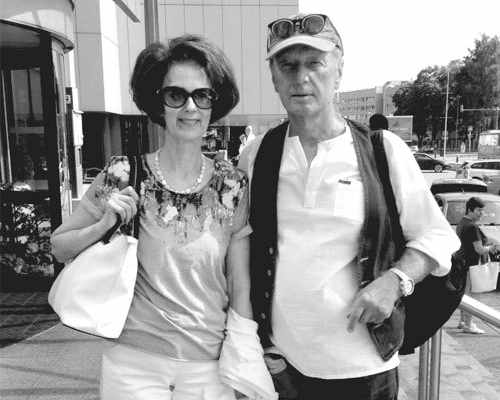 Михаил Задорнов и его жена Велта Калнберзина