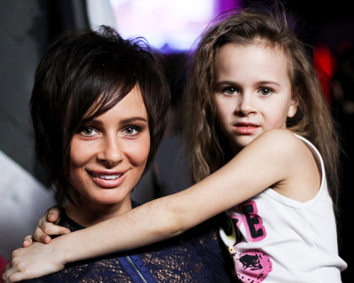 Саша Зверева и ее дочь Василиса