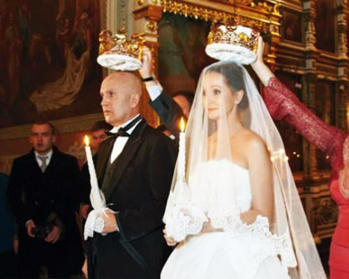 Венчание Ольги Кабо и ее последнего мужа Николая Разгуляева