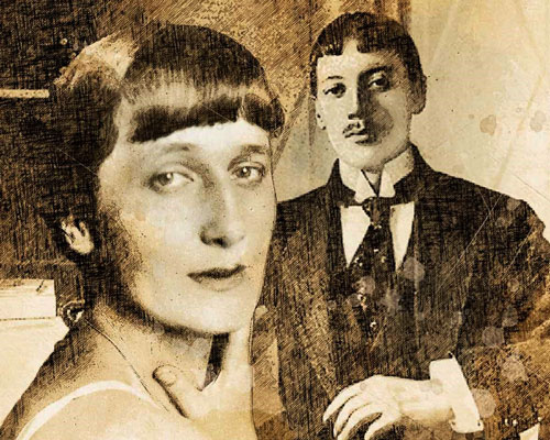 Гумилев и Ахматова в первые годы супружеской жизни