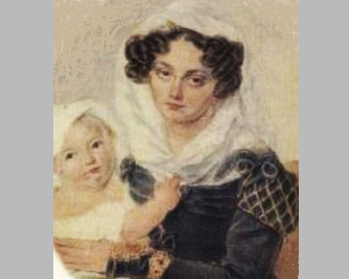 Портрет Елизаветы с дочкой