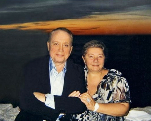 Александр Масляков с женой Светланой