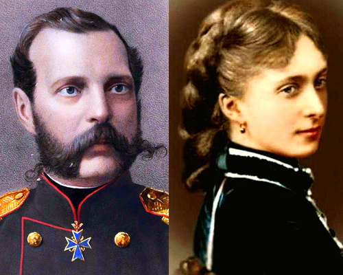 Александр Второй и его возлюбленная Екатерина Долгорукова