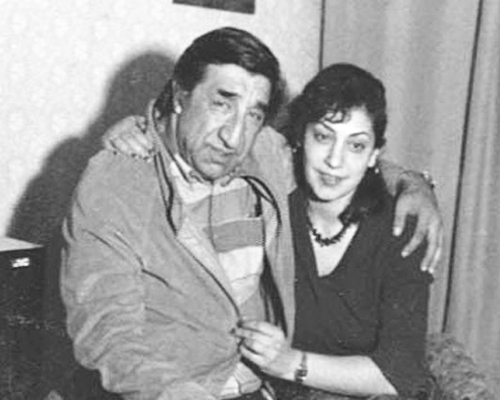 Фрунзик Мкртчян и его последняя жена Тамара Оганесян