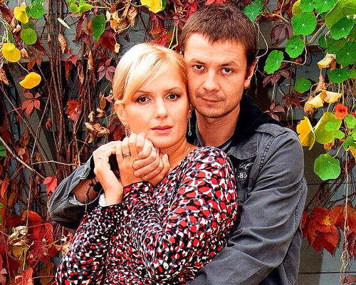 Мария Порошина с мужем Ильей Древновым
