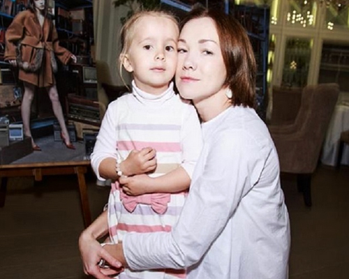 Дарья Мороз с дочерью Аней