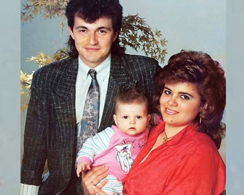 Дмитрий Дибров со второй женой и дочерью