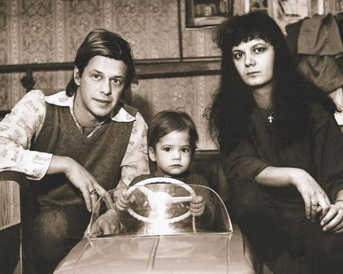 Борис Гребенщиков с женой Людмилой Шурыгиной и сыном Глебом