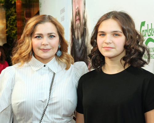 Ирина Пегова с дочерью