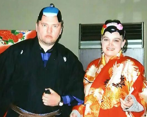 Надежда Кадышева с мужем в Японии