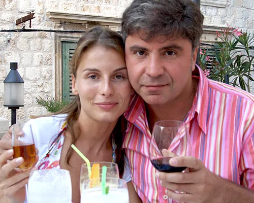 Сосо Павлиашвили и его жена Ирина Патлах