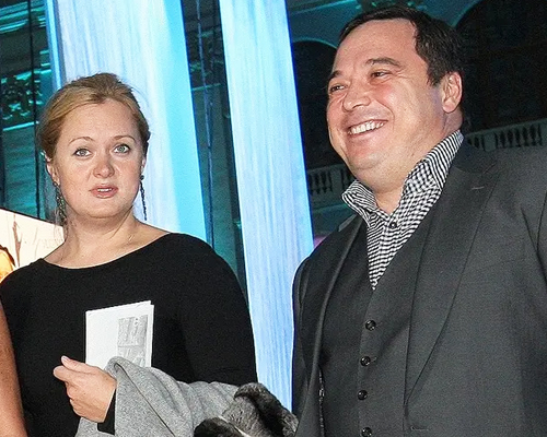 Анна Михалкова с мужем Альбертом Баковым