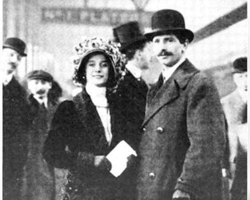 Анна Павлова и ее муж Виктор Дранде