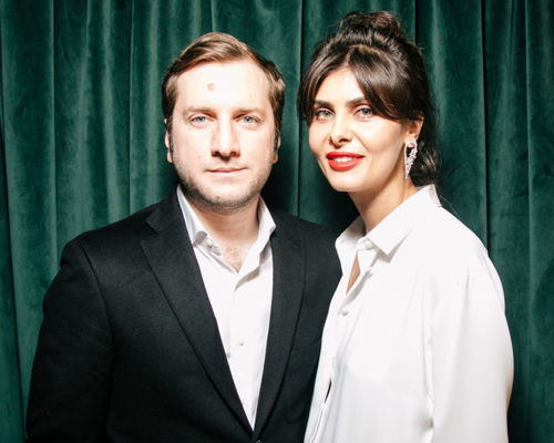 Резо Гигинеишвили с женой Надеждой Оболонцевой