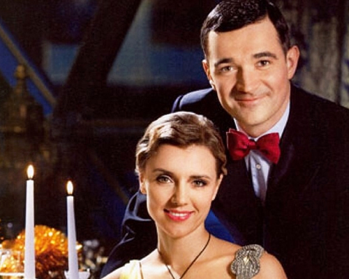 Егор Бероев и его жена Ксения