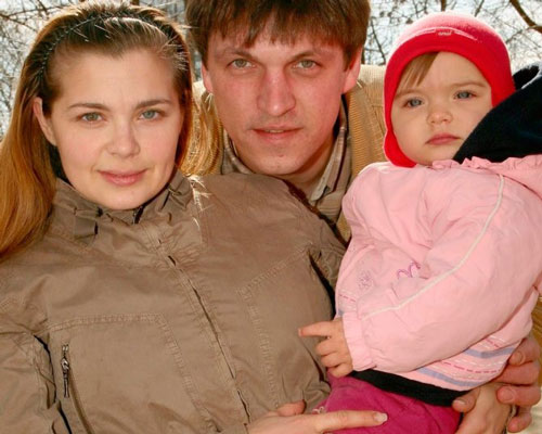 Орлов и Пегова с дочерью
