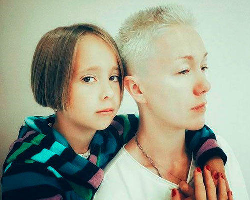 Дарья Мороз с дочкой Аней