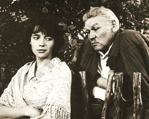 Елена Санаева с отцом