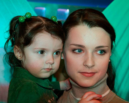 Светлана Антонова с дочкой Машей