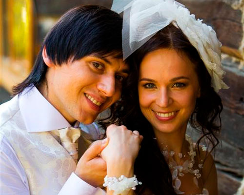 Руслан и Ирина в день свадьбы