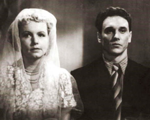 Георгий Юматов с молодой женой