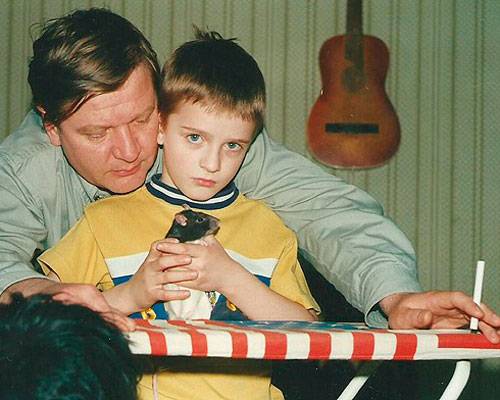 Роман Мадянов с сыном