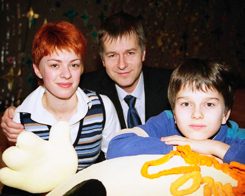Тимофей Ливанов с родителями