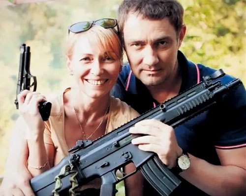 Константин Юшкевич с женой Ольгой