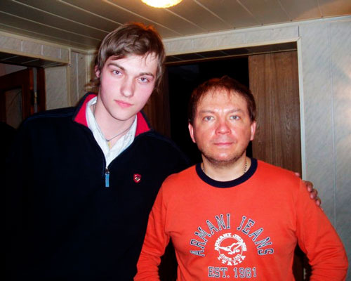 Андрей Федорцов с сыном Михаилом