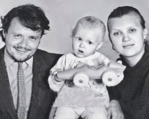 Алексей Маклаков с первой женой Ольгой и сыном Ильей