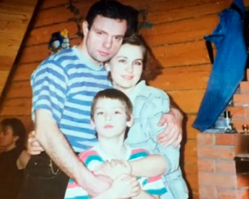 Александр Мохов с первой семьей: женой Татьяной и сыном Семеном