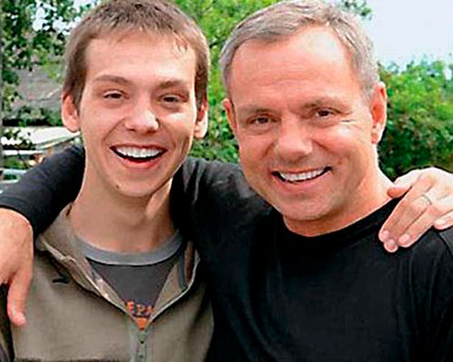 Александр Мохов со старшим сыном Семеном