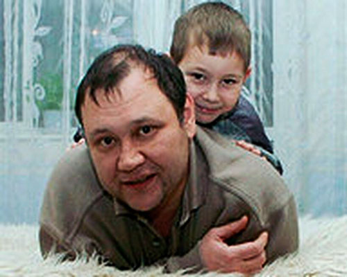 Юрий Степанов с сыном Константином