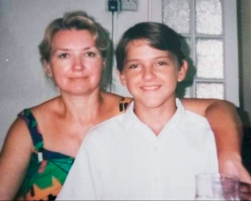 Иван Булдаков с мамой