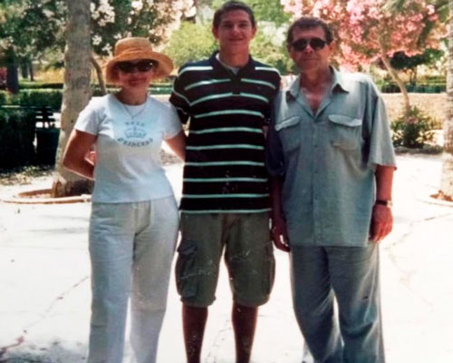 Иван Булдаков на Мальте с родителями