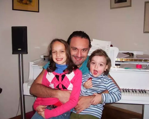 Гарик Кричевский с детьми – Викторией и Даниэлем