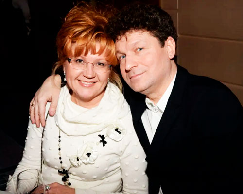 Фото. Сергей Минаев с женой Аленой