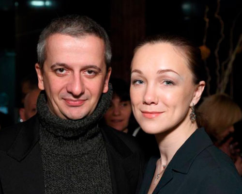 Константин Богомолов с первой женой – актрисой Дарьей Мороз
