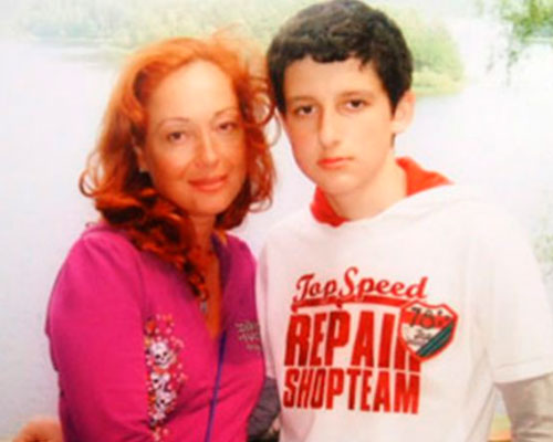 Виктория Тарасова с сыном