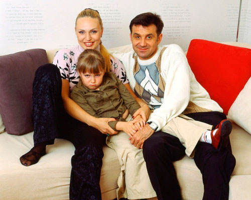 Алла, Дмитрий и дочь Даша